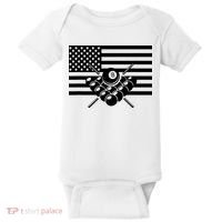 American Flag Billiards Billiards Baby Bodysuit thumb 0
