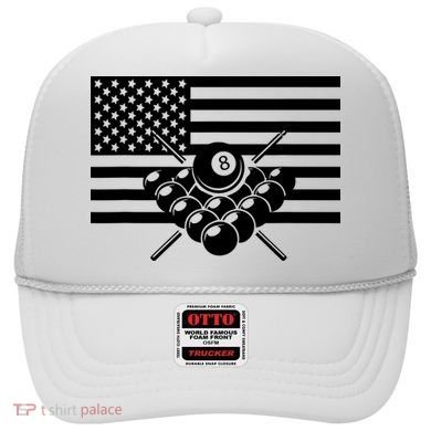 American Flag Billiards Billiards Hat