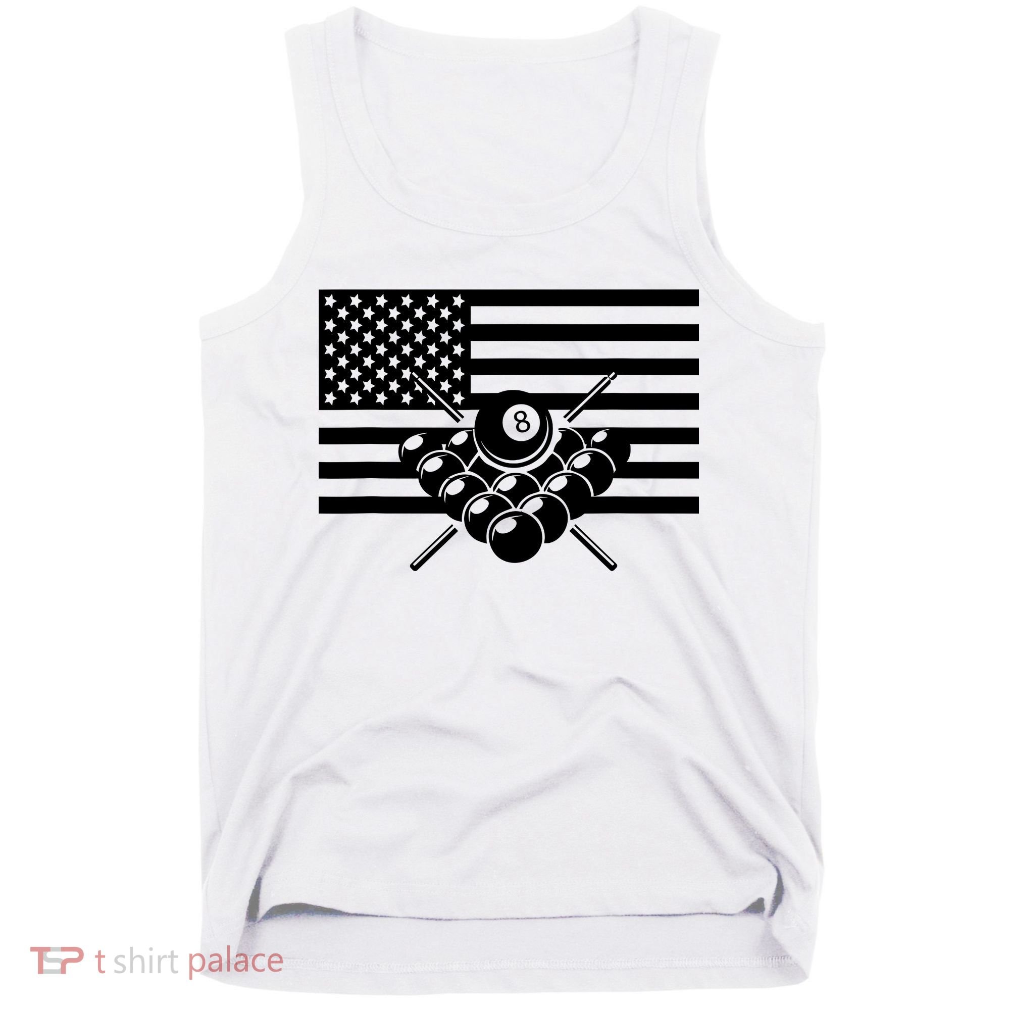 American Flag Billiards Billiards Tank Top