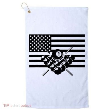 American Flag Billiards Billiards Golf Towel