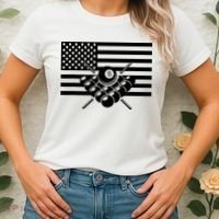 American Flag Billiards Billiards Women's T-Shirt thumb 2