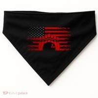 American Flag Bowling Apparel Bowling USA-Made Doggie Bandana thumb 0