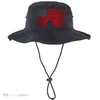 American Flag Bowling Apparel Bowling Bucket Hat thumb 0