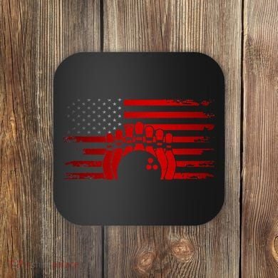 American Flag Bowling Apparel Bowling Coaster