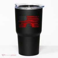 American Flag Bowling Apparel Bowling Tumbler thumb 0