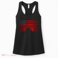 American Flag Bowling Apparel Bowling Women's Tank Top thumb 0
