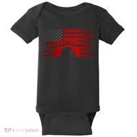 American Flag Bowling Apparel Bowling Baby Bodysuit thumb 0