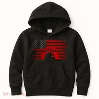 American Flag Bowling Apparel Bowling Kids Hoodie thumb 0
