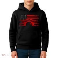 American Flag Bowling Apparel Bowling Kids Hoodie thumb 4