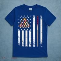 American Flag Billiard Vintage Pool Player Snooker Gift T-Shirt thumb 5