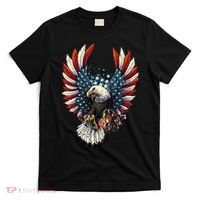 American Flag Bald Eagle 4th Of July USA Patriotic T-Shirt thumb 0