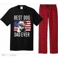 American Flag Best Dog Dad Ever Border Terrier Usa Pajama Set thumb 0