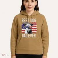 American Flag Best Dog Dad Ever Border Terrier Usa Hoodie thumb 5
