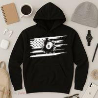 American Flag Billiards Cute Billiards Player Gift Hoodie thumb 3