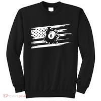 American Flag Billiards Cute Billiards Player Gift Sweatshirt thumb 0