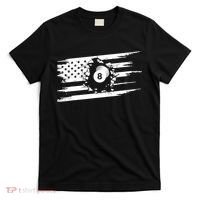 American Flag Billiards Cute Billiards Player Gift T-Shirt thumb 0