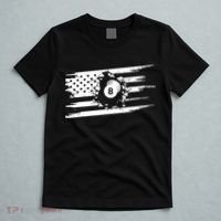 American Flag Billiards Cute Billiards Player Gift T-Shirt thumb 5