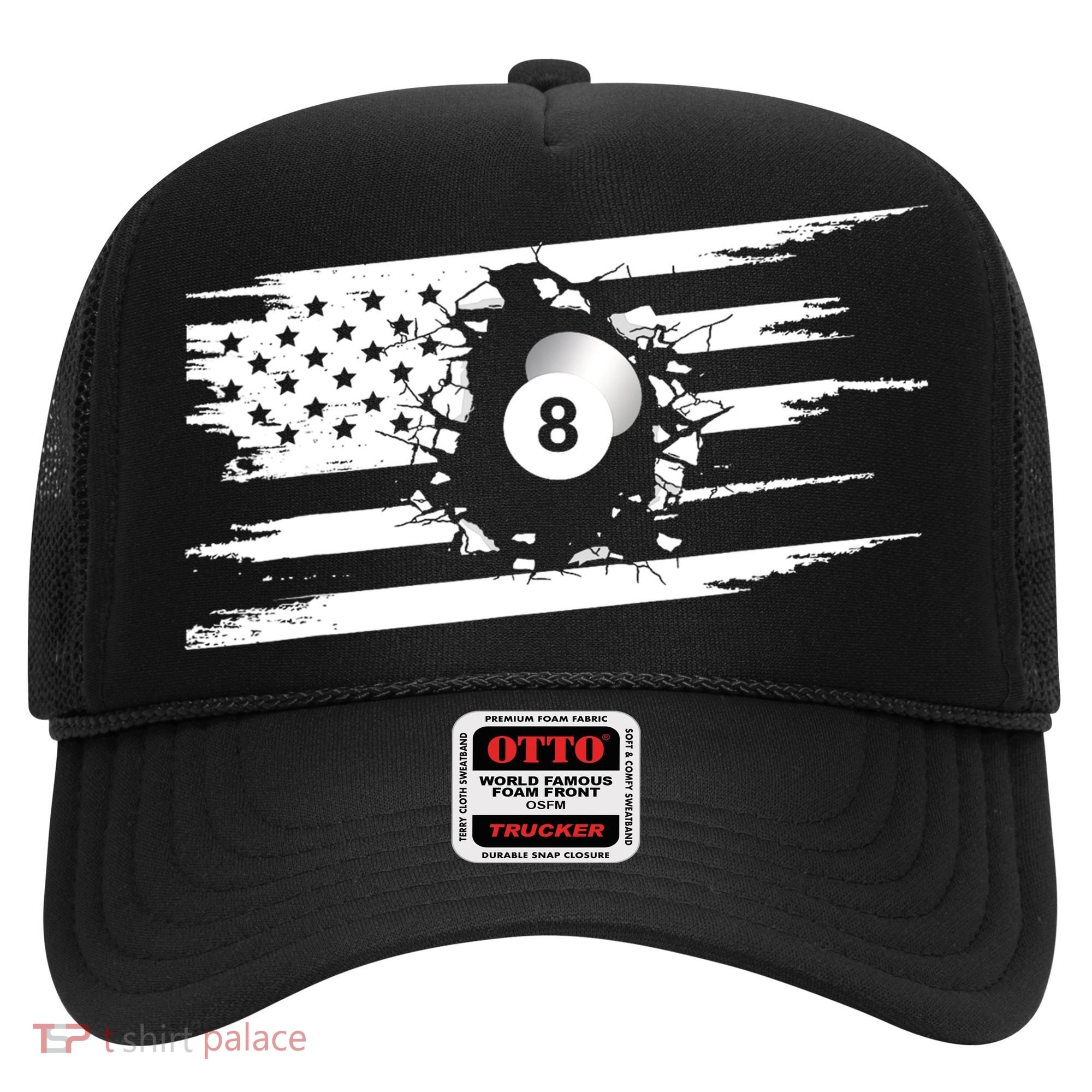 American Flag Billiards Cute Billiards Player Gift Hat