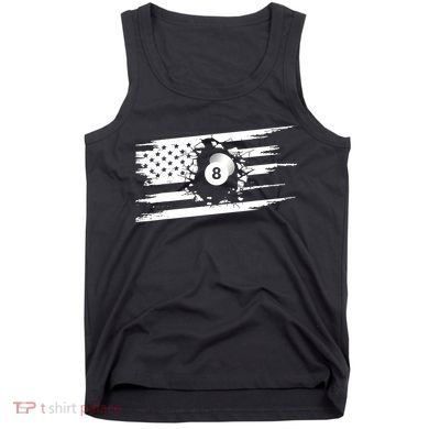 American Flag Billiards Cute Billiards Player Gift Tank Top