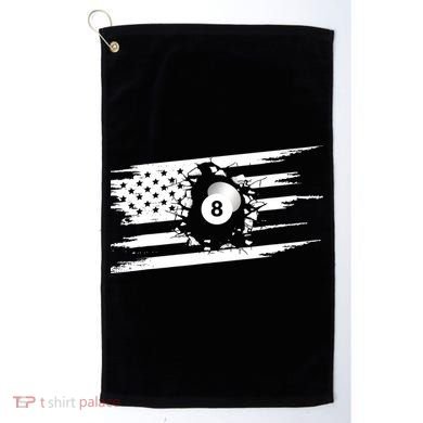 American Flag Billiards Cute Billiards Player Gift Golf Towel