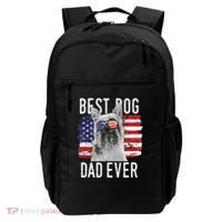 American Flag Best Dog Dad Ever Silky Terriers Usa Backpack thumb 0