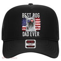 American Flag Best Dog Dad Ever Silky Terriers Usa Hat thumb 0