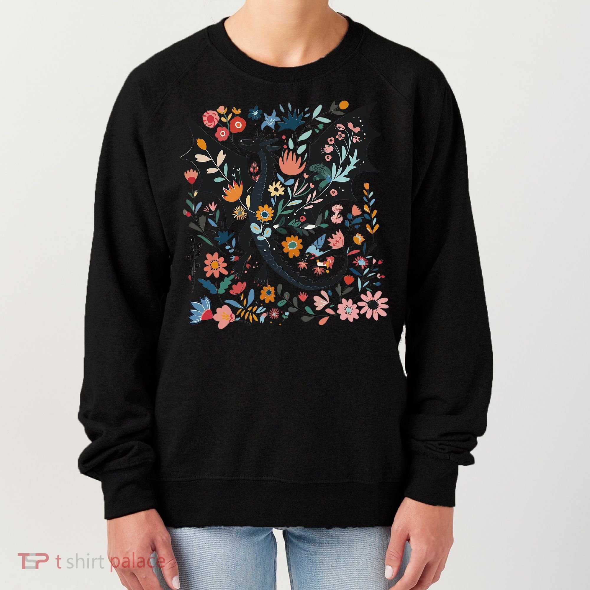 Abraxos Fantasy Bookish Floral Abraxos Women's Sweatshirt