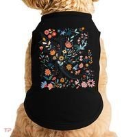 Abraxos Fantasy Bookish Floral Abraxos Doggie Tank thumb 0