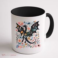 Abraxos Fantasy Bookish Floral Abraxos Coffee Mug thumb 1