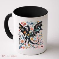 Abraxos Fantasy Bookish Floral Abraxos Coffee Mug thumb 0