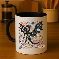 Abraxos Fantasy Bookish Floral Abraxos Coffee Mug thumb 4
