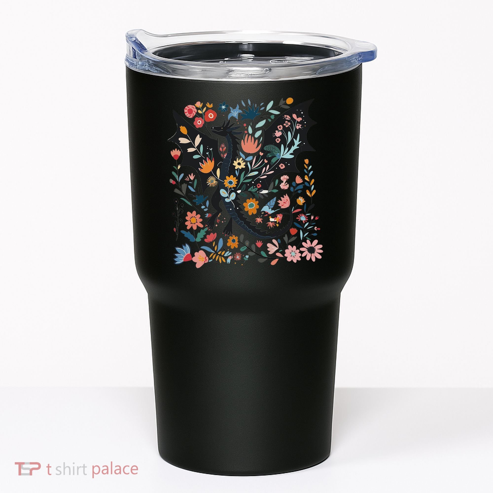 Abraxos Fantasy Bookish Floral Abraxos Tumbler