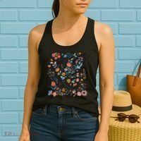 Abraxos Fantasy Bookish Floral Abraxos Women's Tank Top thumb 2