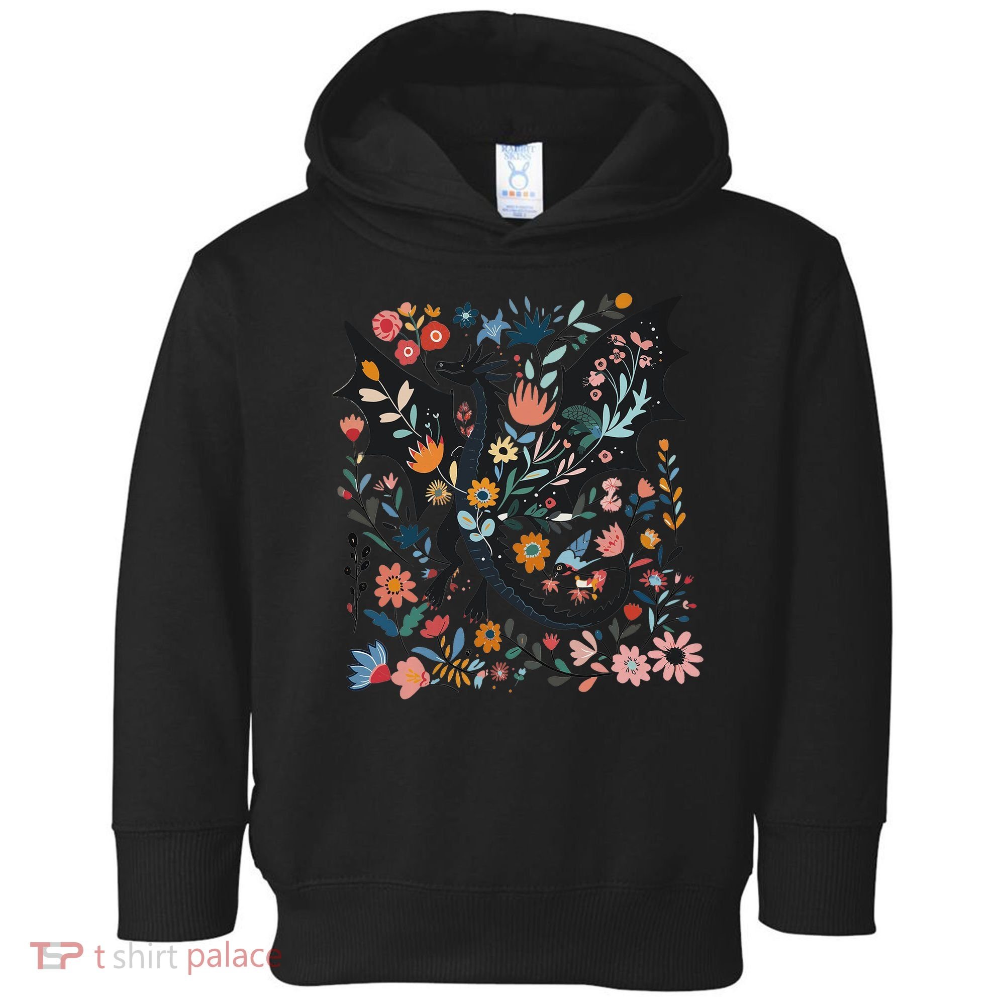 Abraxos Fantasy Bookish Floral Abraxos Toddler Hoodie