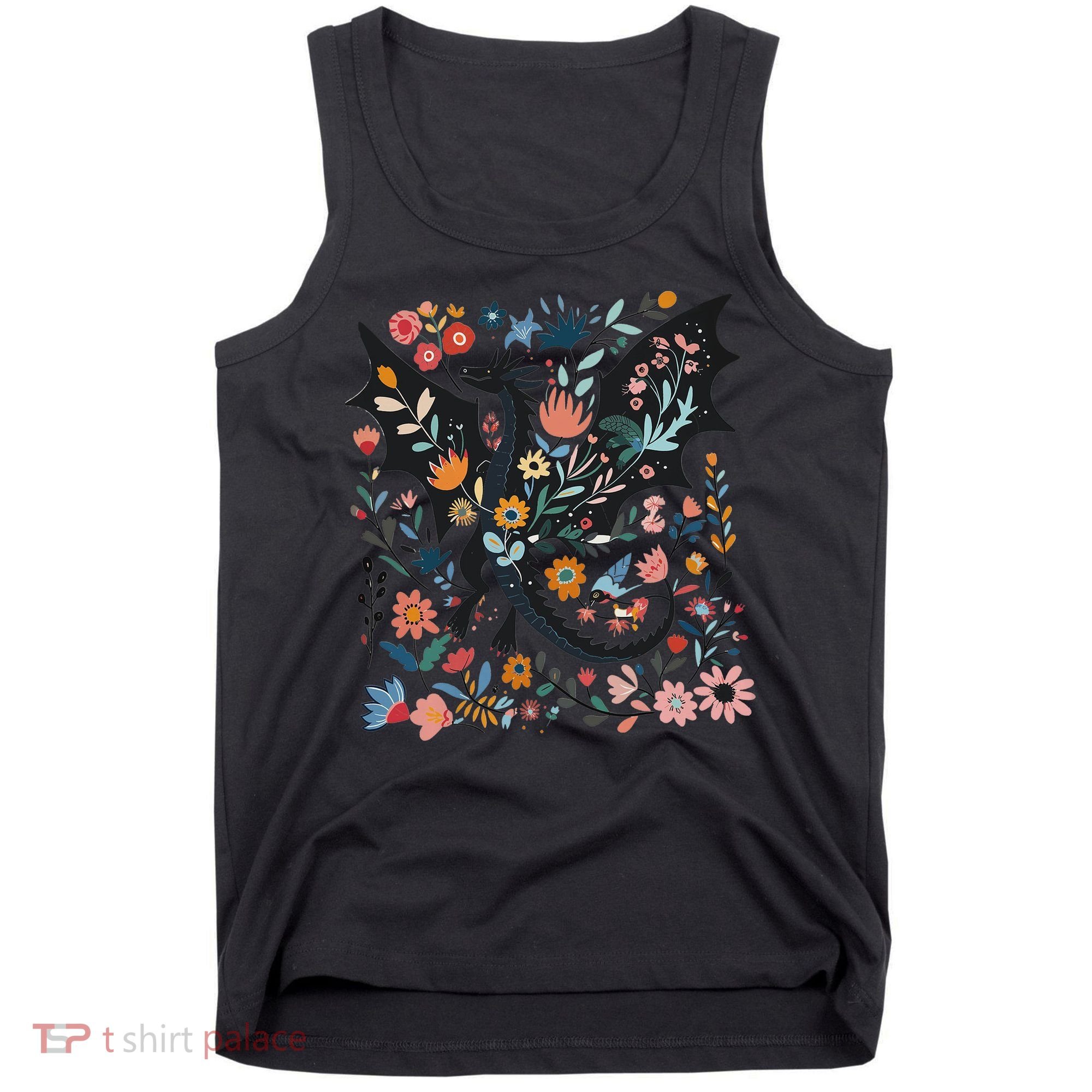 Abraxos Fantasy Bookish Floral Abraxos Tank Top