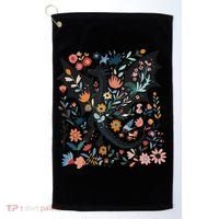 Abraxos Fantasy Bookish Floral Abraxos Golf Towel thumb 0