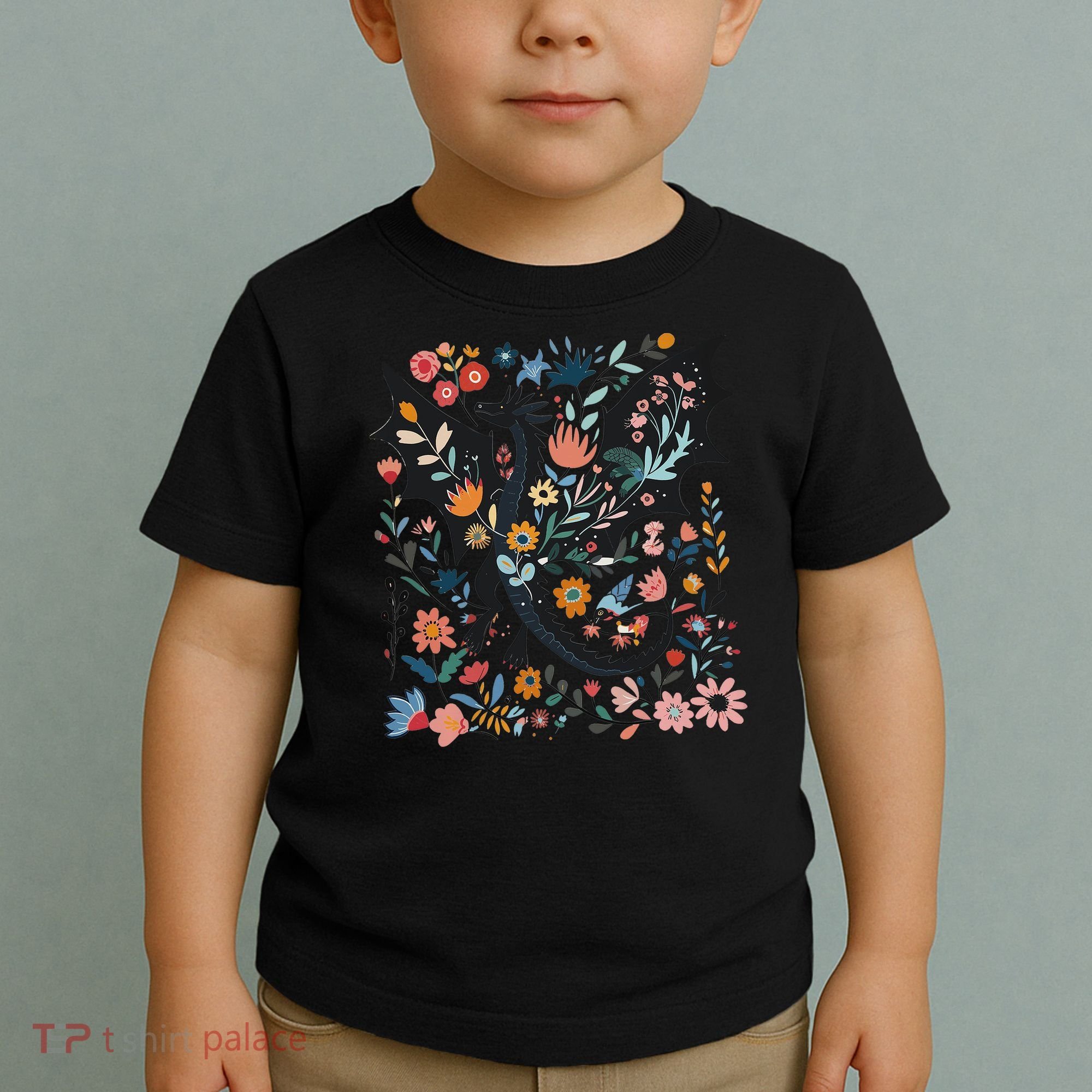 Abraxos Fantasy Bookish Floral Abraxos Toddler T-Shirt