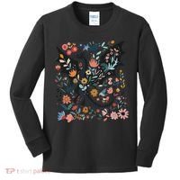 Abraxos Fantasy Bookish Floral Abraxos Kids Long Sleeve Shirt thumb 0