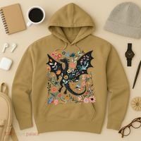 Abraxos Fantasy Bookish Floral Abraxos Hoodie thumb 3
