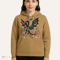 Abraxos Fantasy Bookish Floral Abraxos Hoodie thumb 5