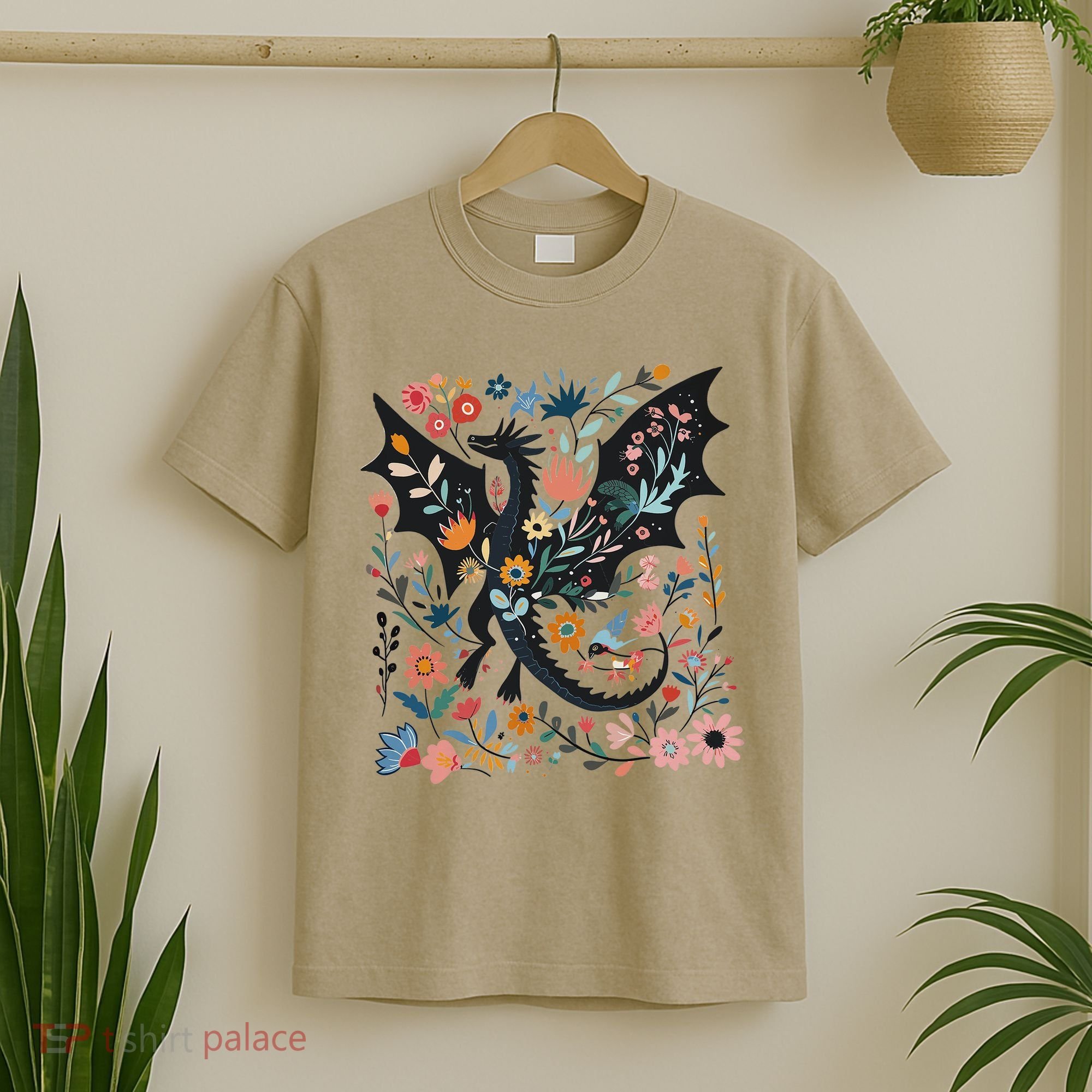 Abraxos Fantasy Bookish Floral Abraxos T-Shirt