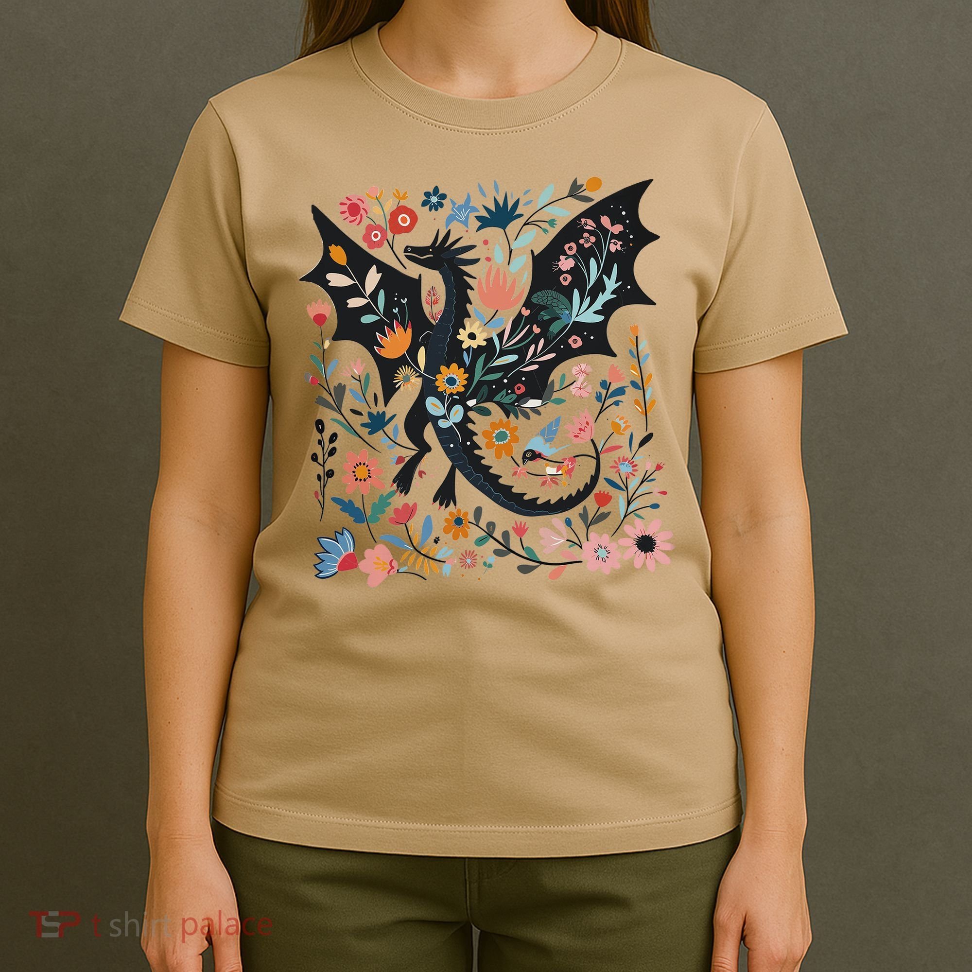 Abraxos Fantasy Bookish Floral Abraxos T-Shirt