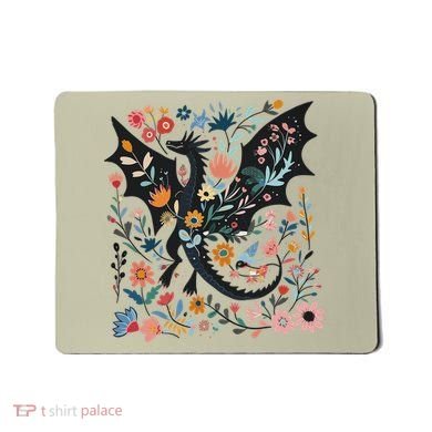 Abraxos Fantasy Bookish Floral Abraxos Mousepad