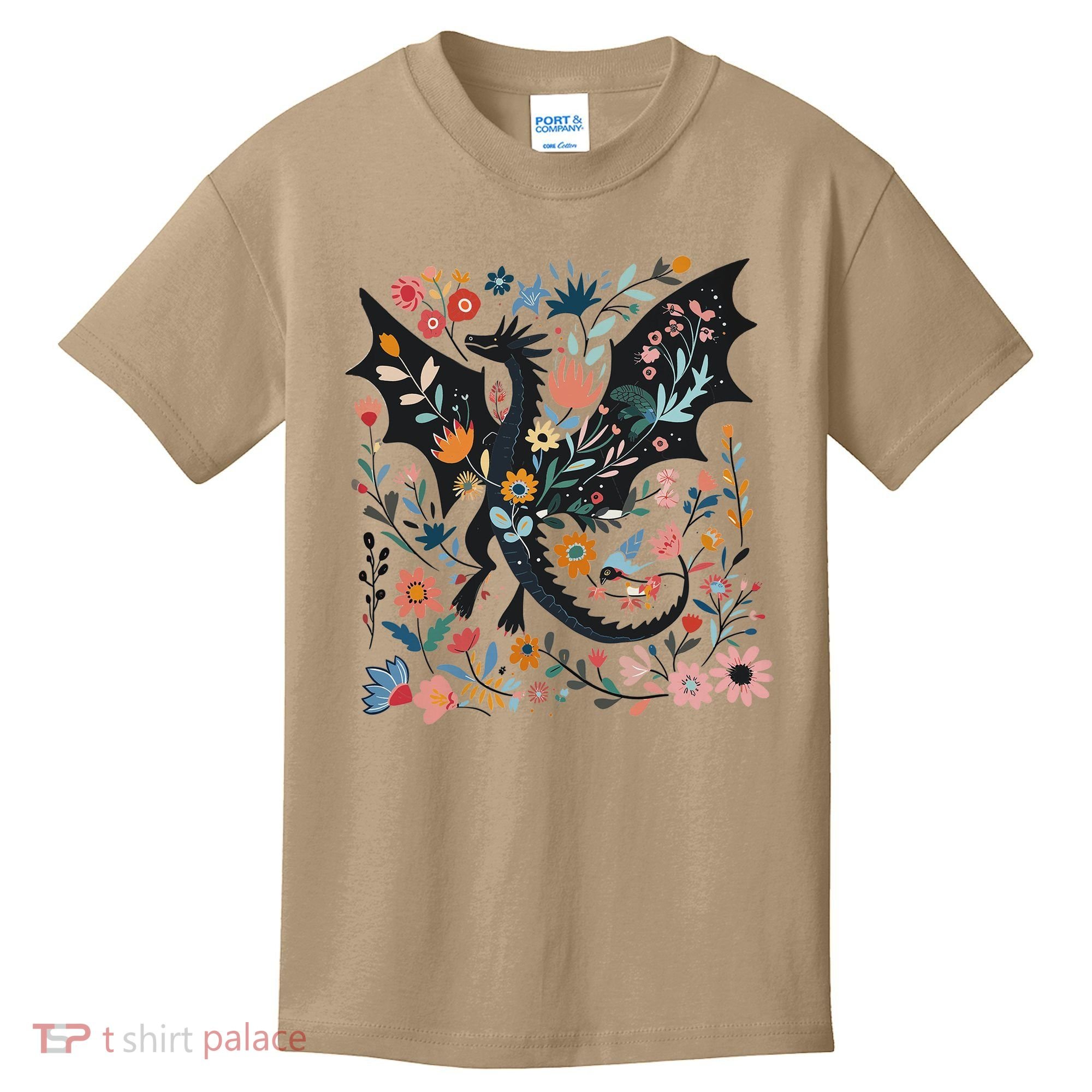 Abraxos Fantasy Bookish Floral Abraxos Kids T-Shirt
