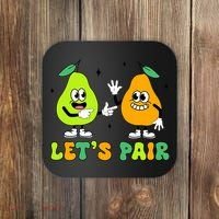 ABA Funny Behavior Analyst Therapist Let's Pair RBT  Coaster thumb 0
