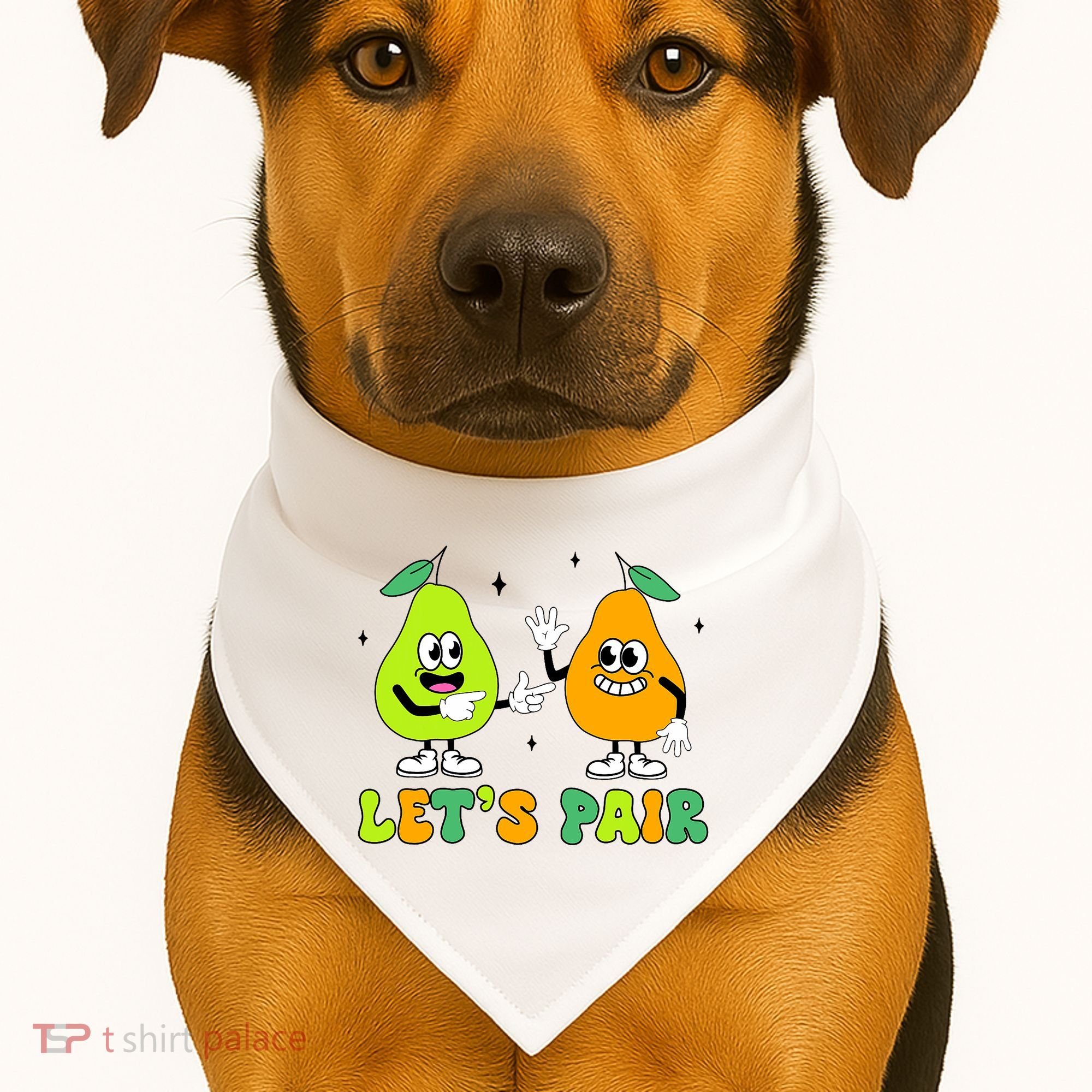 ABA Funny Behavior Analyst Therapist Let's Pair RBT  USA-Made Doggie Bandana