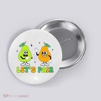ABA Funny Behavior Analyst Therapist Let's Pair RBT  Button thumb 0
