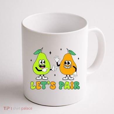 ABA Funny Behavior Analyst Therapist Let's Pair RBT  Coffee Mug back