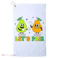 ABA Funny Behavior Analyst Therapist Let's Pair RBT  Golf Towel thumb 0