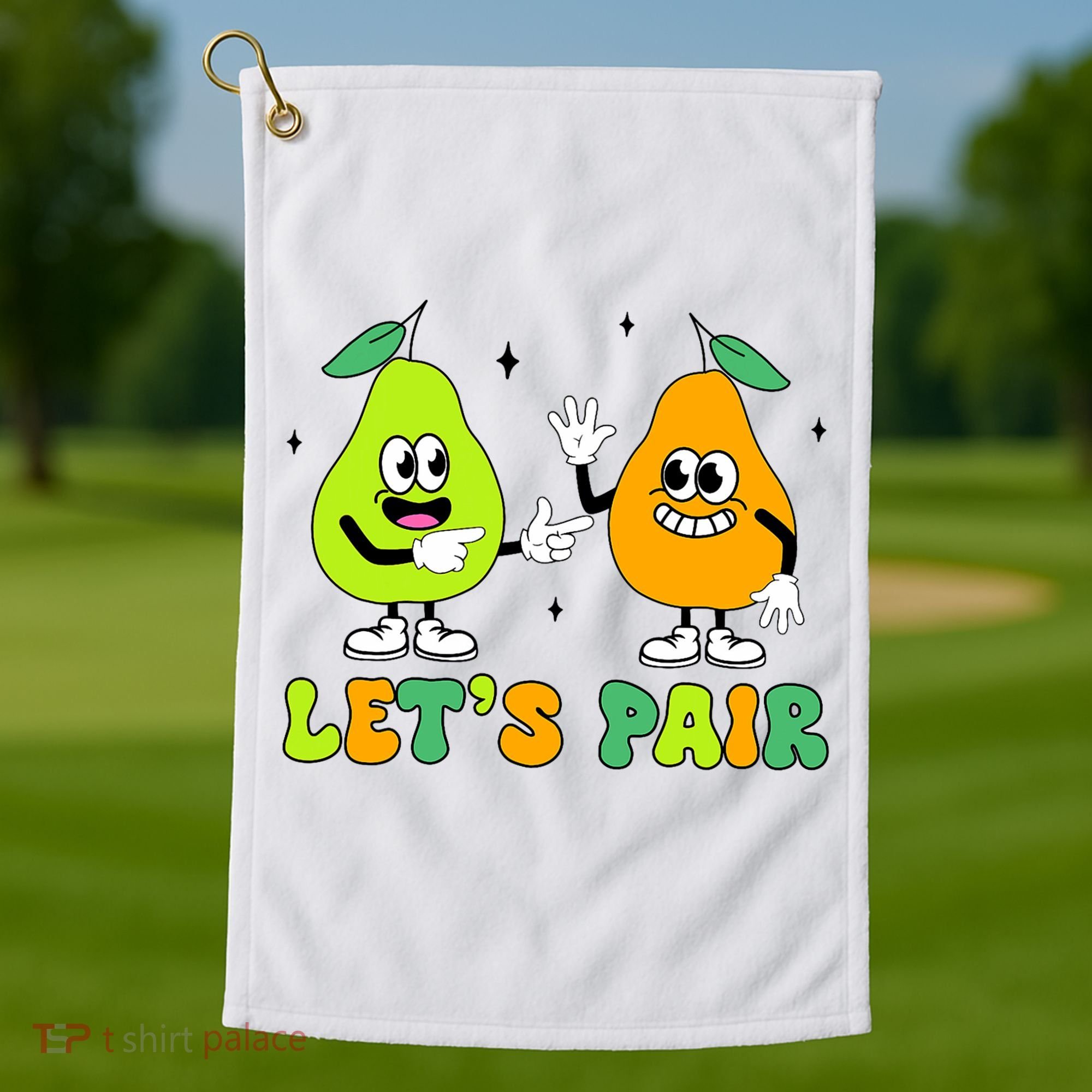 ABA Funny Behavior Analyst Therapist Let's Pair RBT  Golf Towel